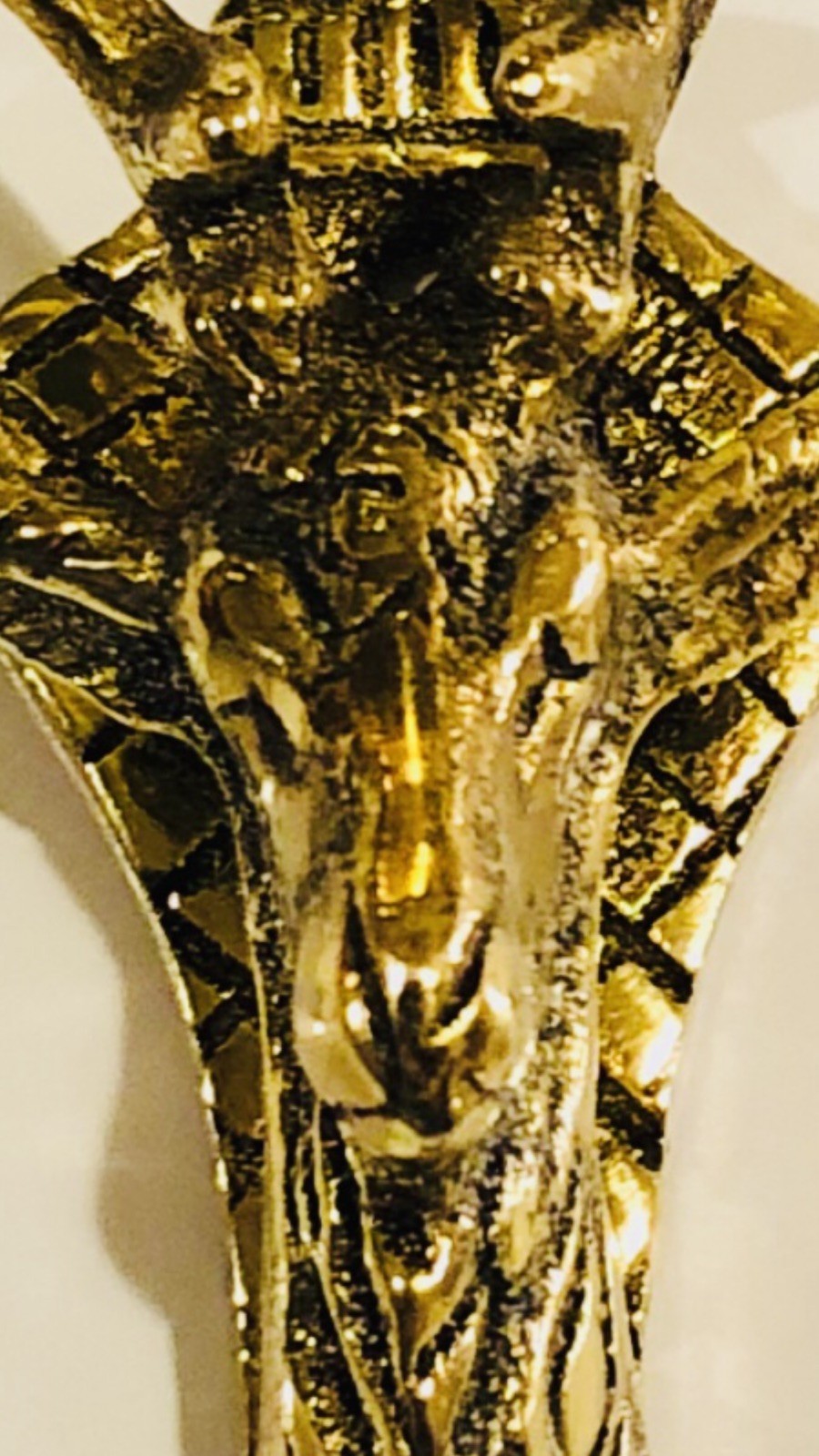 ANTIQUE ENGLISH SOLID BRASS STAG DEER DOOR KNOCKER EARLY 1900s MADE IN ENGLAND