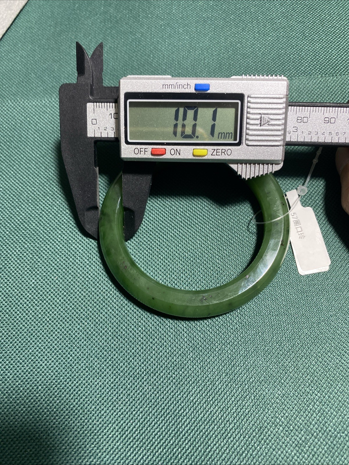 Hetian jade bracelets prefect~ 和田玉碧玉手镯57号圈口质地温润佳品