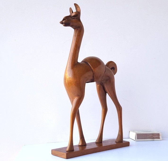 Figure, Carved Wood Animal Figure, around 1920 L548