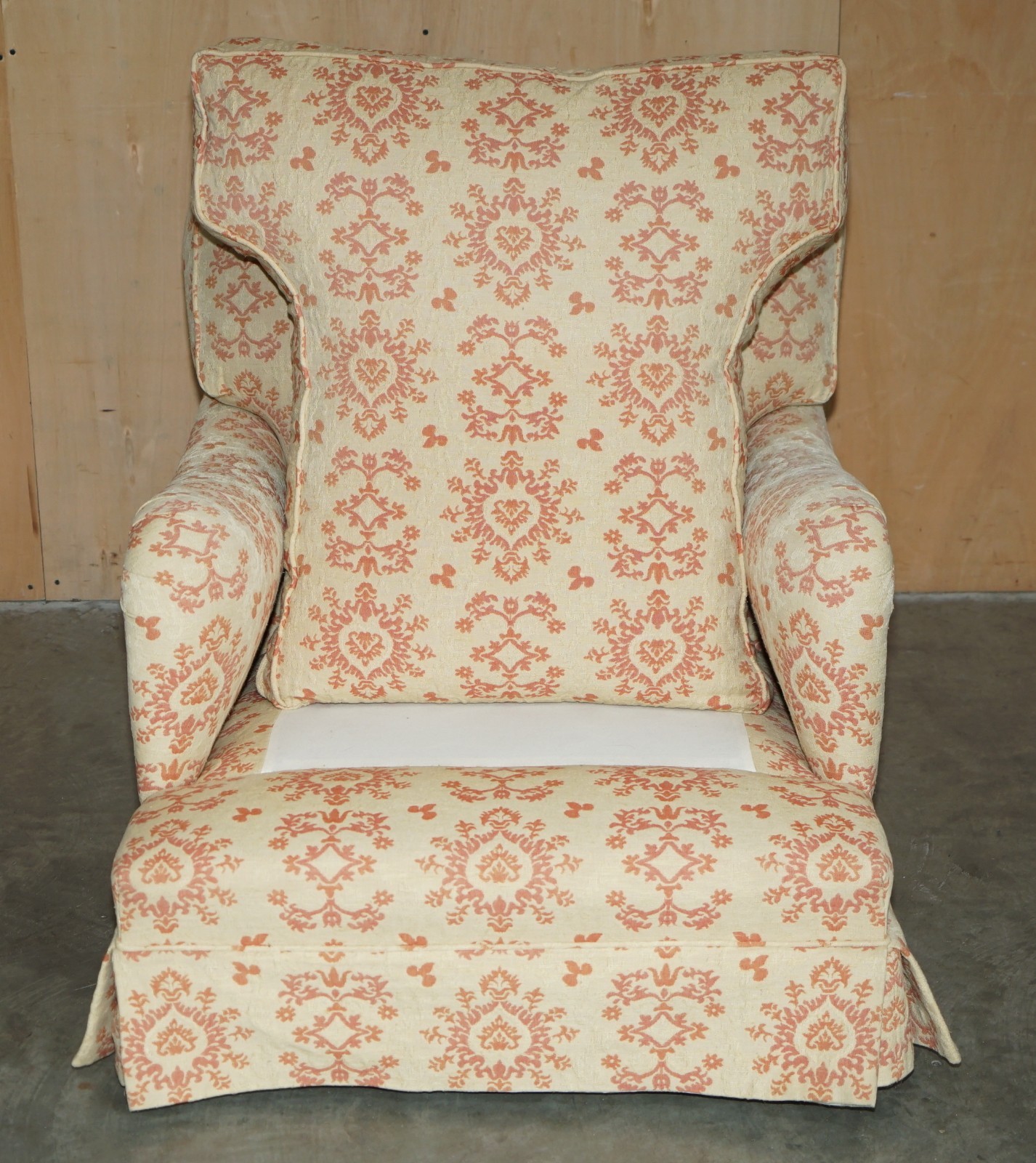 PAIR OF GEORGE SMITH CHELSEA FLORAL UPHOLSTERED HOWARD & SON’S STYLE ARMCHAIRS