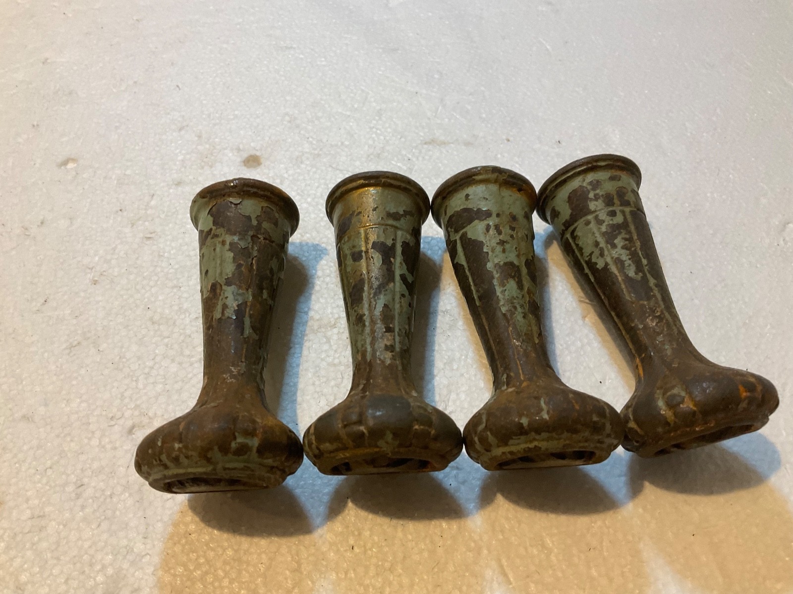 Lot of 4 Matching Antique 4” Furniture Feet. Lot 5 #5