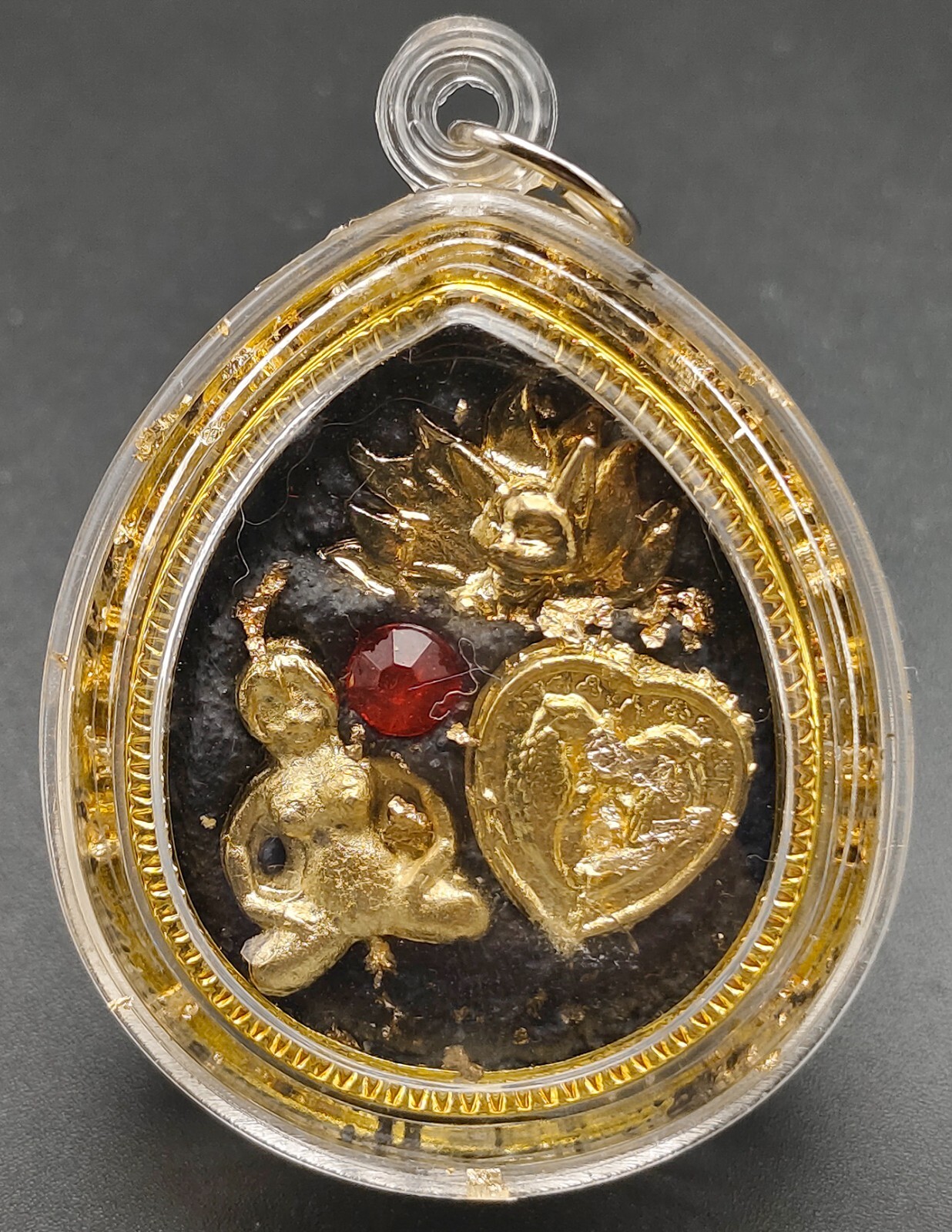 Charming Success in Love! Inn Koo Por Per Mae Pher Eper Gift Locket Amulet CK188