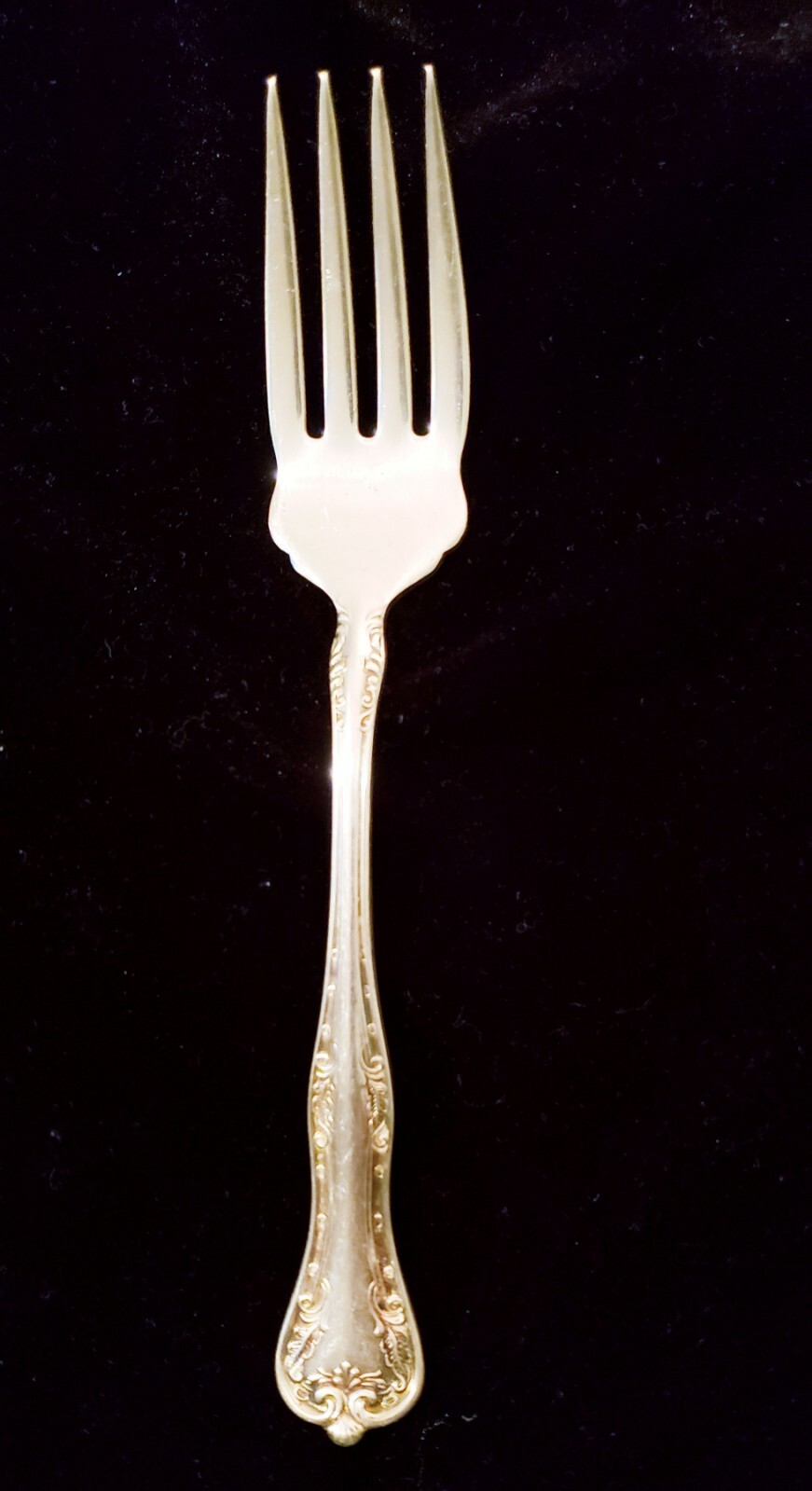 ☀️ Queen Elizabeth 1908 National Silver Salad Dessert Fork Silver Plate * 6″