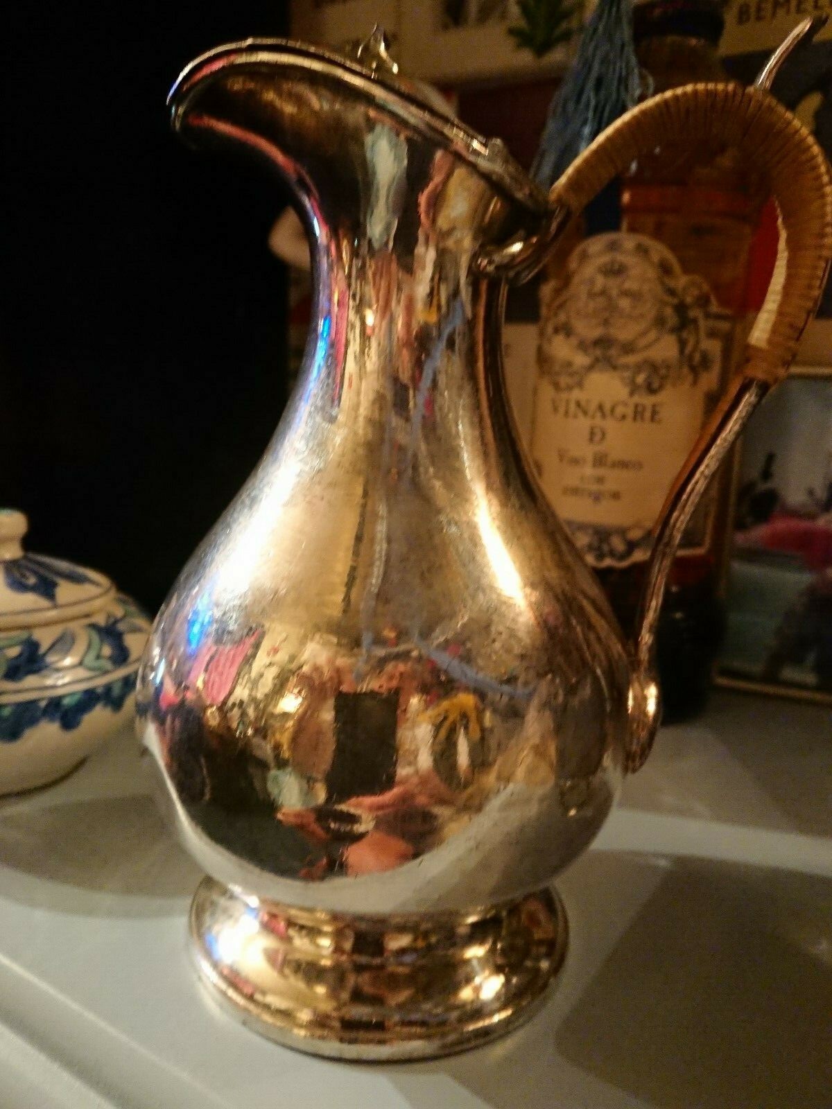 Rare James Dixon and Sons Best Britannia Metal Hot Water Jug Circa 1842-1851