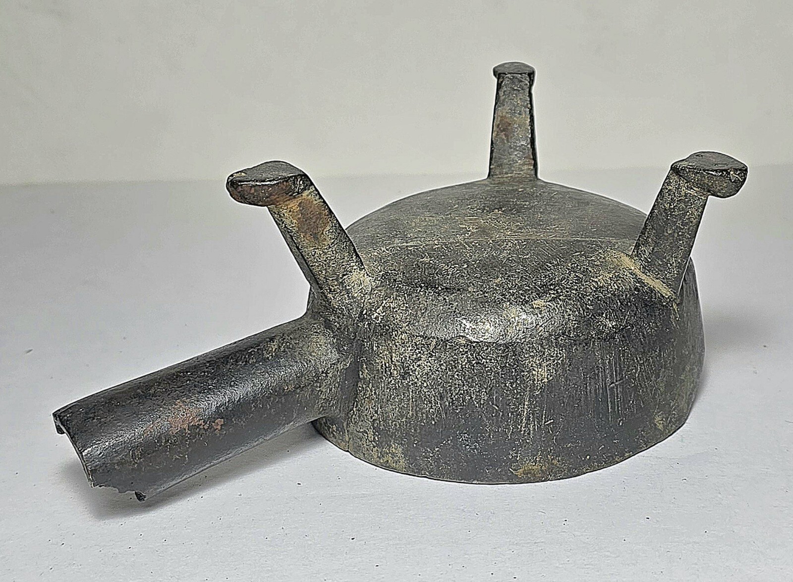 Antique 16th-17th.century Small Bronze Skillet.European
