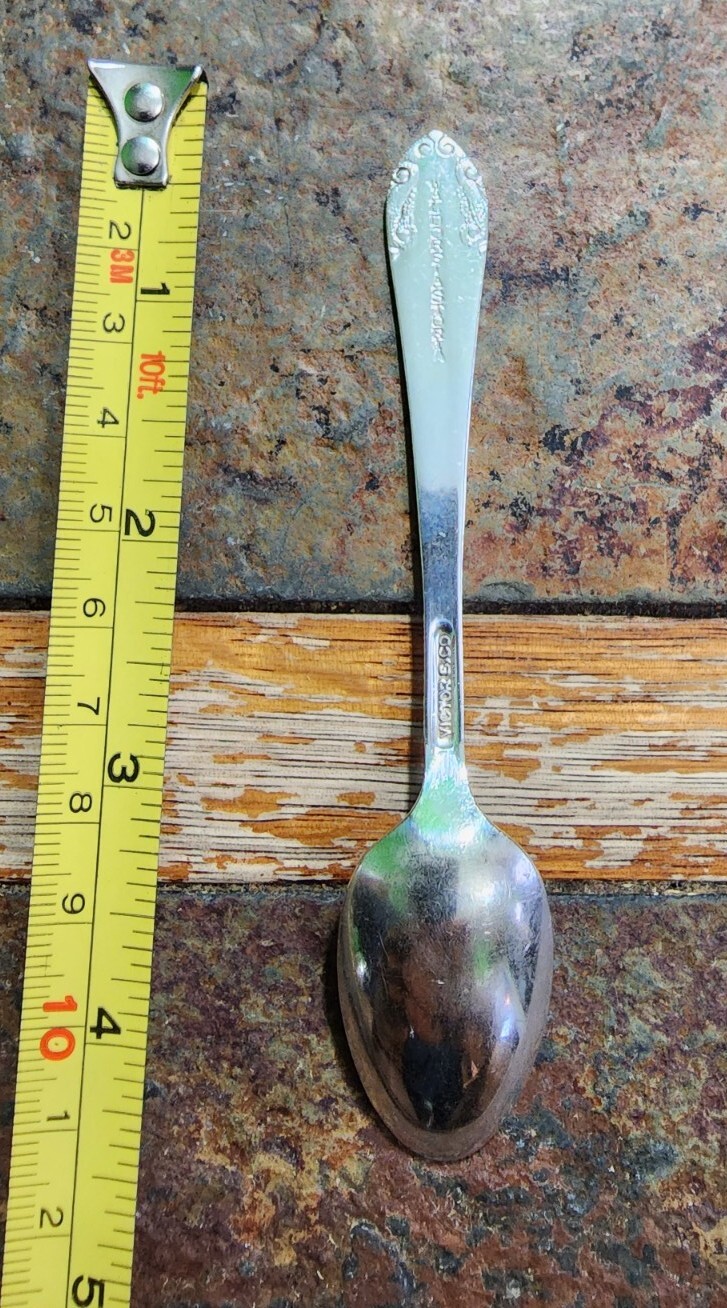 😜c1932 WALDORF ASTORIA HOTEL 🏨 SILVERPLATED DEMITASSE COFFEE ☕️ SPOON