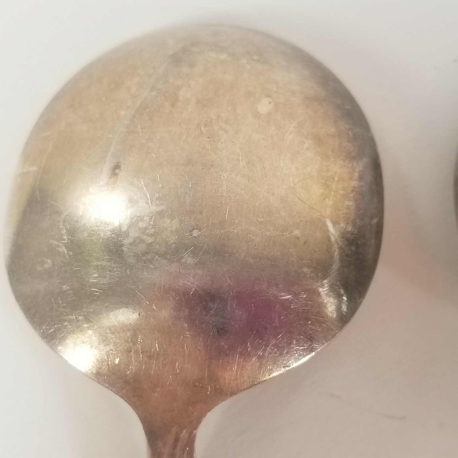 Oneida Prestige GAY ADVENTURE 2 Round Bowl Soup Spoons 6-1/2″ Silverplate 1955?