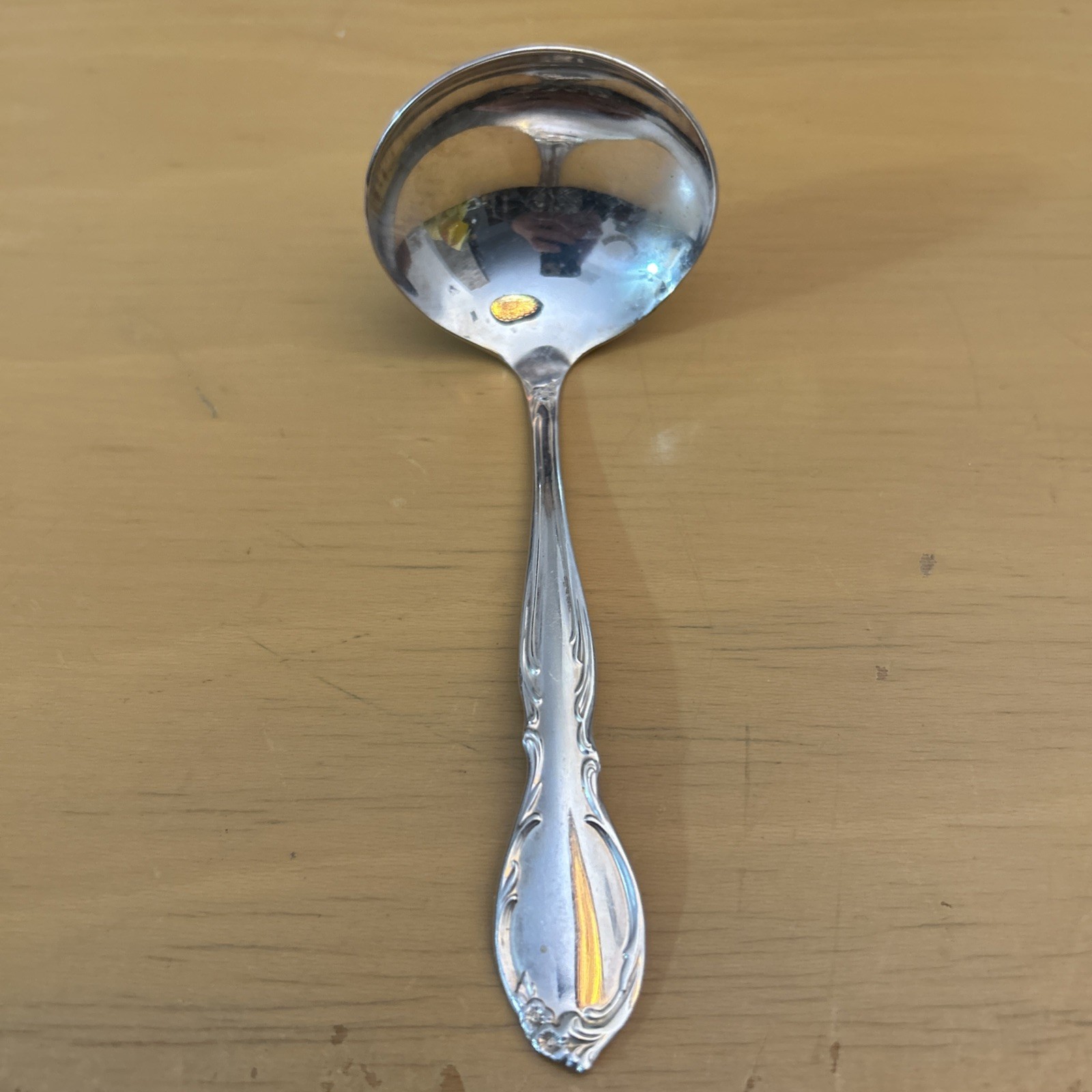 MID CENTURY VTG 1956 ROYAL MANOR/ MASTERPIECE SILVERPLATED GRAVY 🤎 LADLE