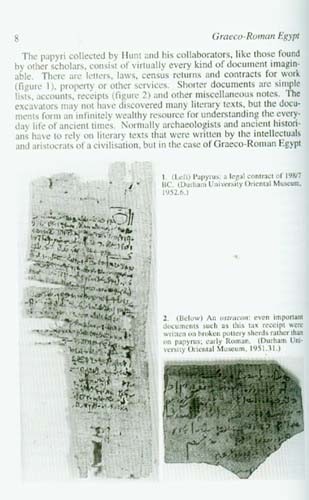 Greco-Roman Egypt Papyri Glass Industry 1st Hand Accounts Village-City Life Work