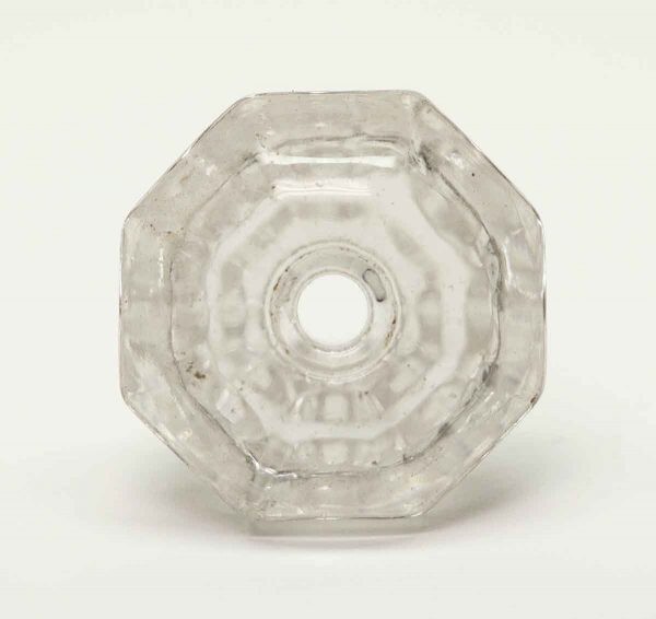 1 Antique Drawer Pull Handle Small Diamond Cut Clear Glass Cabinet Knob Hardware