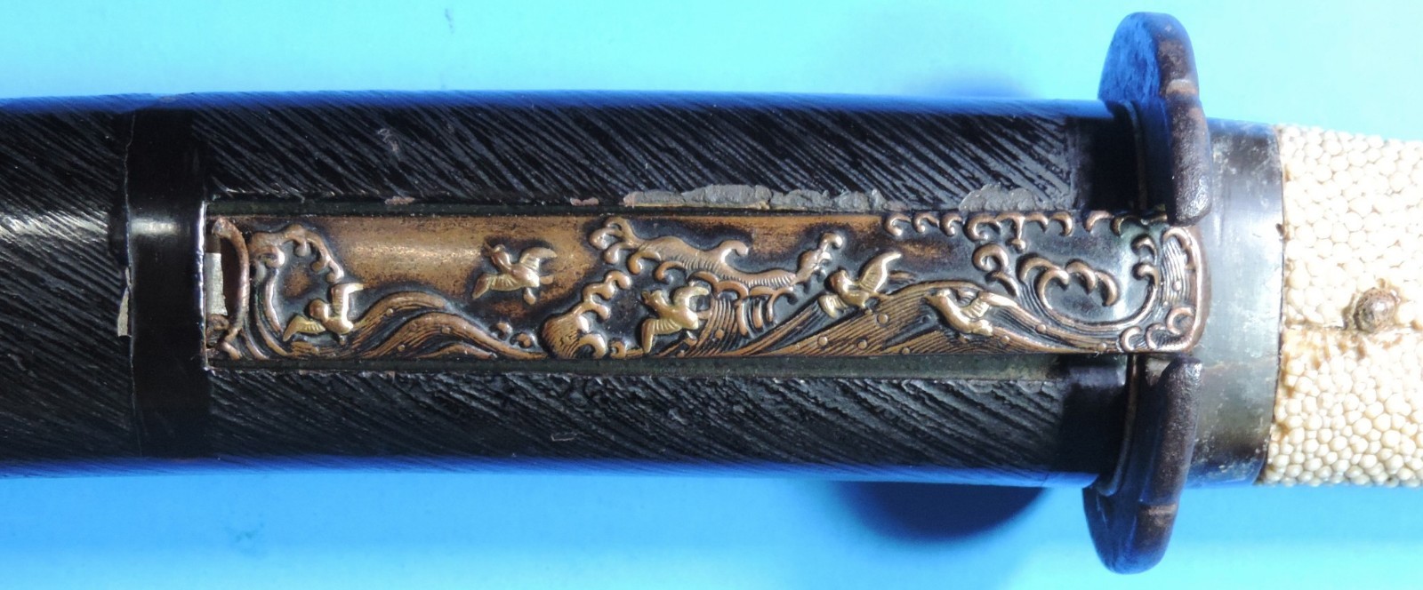 Old Japanese Sword signed KOZUKA in Tanto World War II soldier bring back