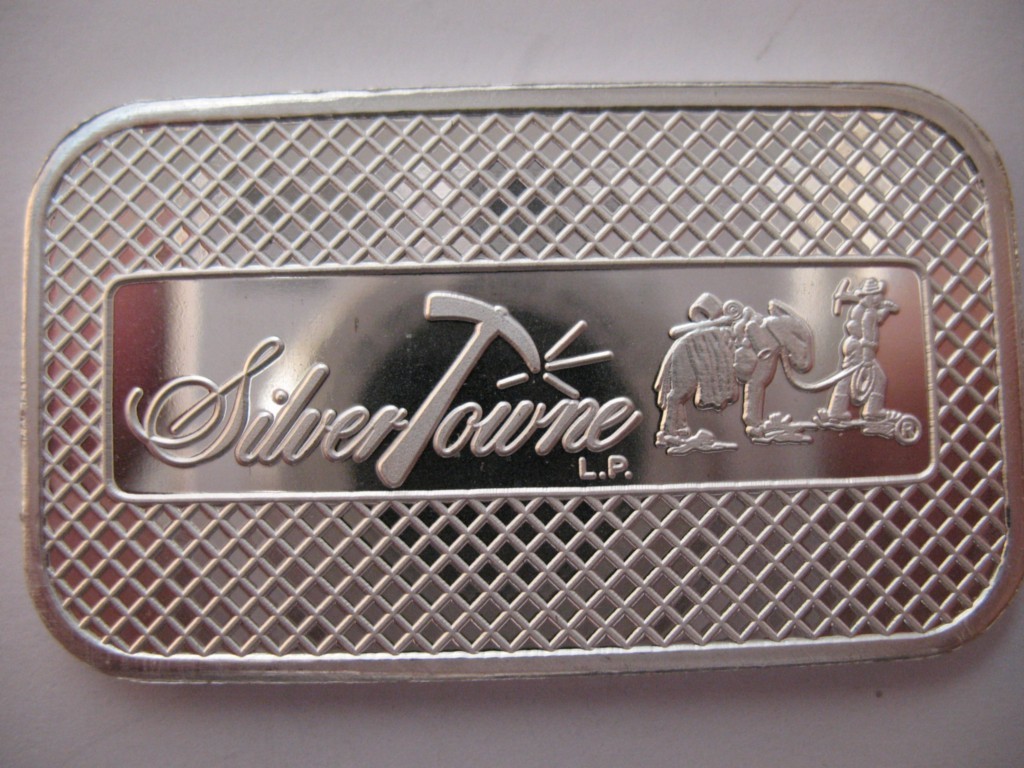 1-OZ SILVERTOWNE MINT MULE & PROSPECTOR NEW .999 PURE SILVER BULLION BARTER