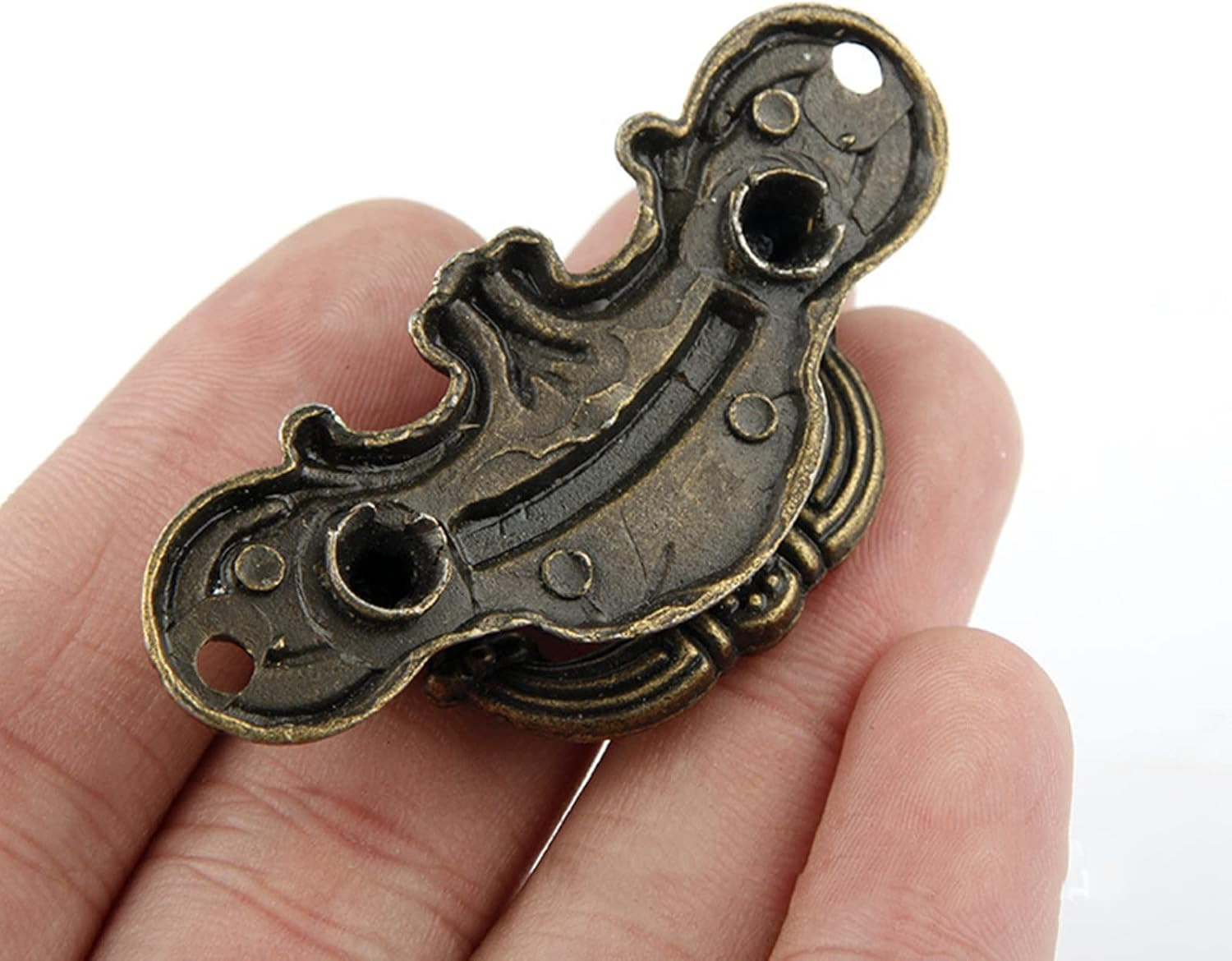 -Pack Vintage Antique Bronze Pull Handle for Drawer Jewelry Box 2.32×1.1 2