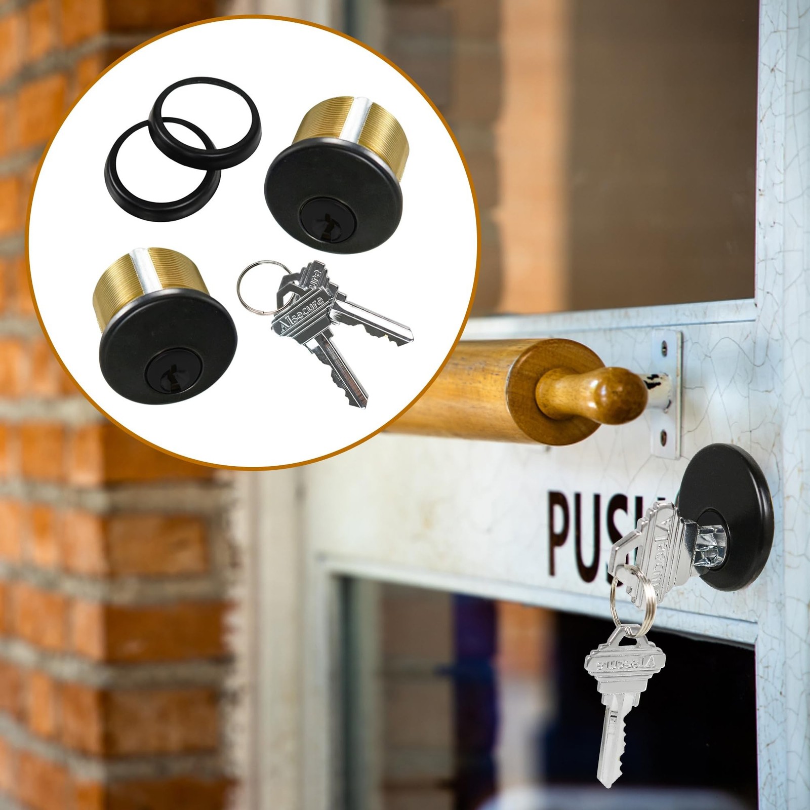Storefront Door Lock Alsecure Commerical Mortise Lock, Swing Deadbolt, Solid …