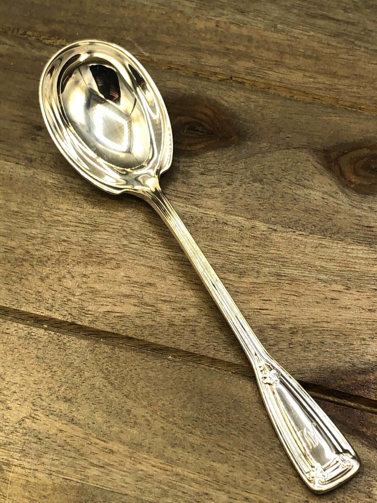 Saint Dunstan by Tiffany Sterling Silver Sugar Spoon 6″