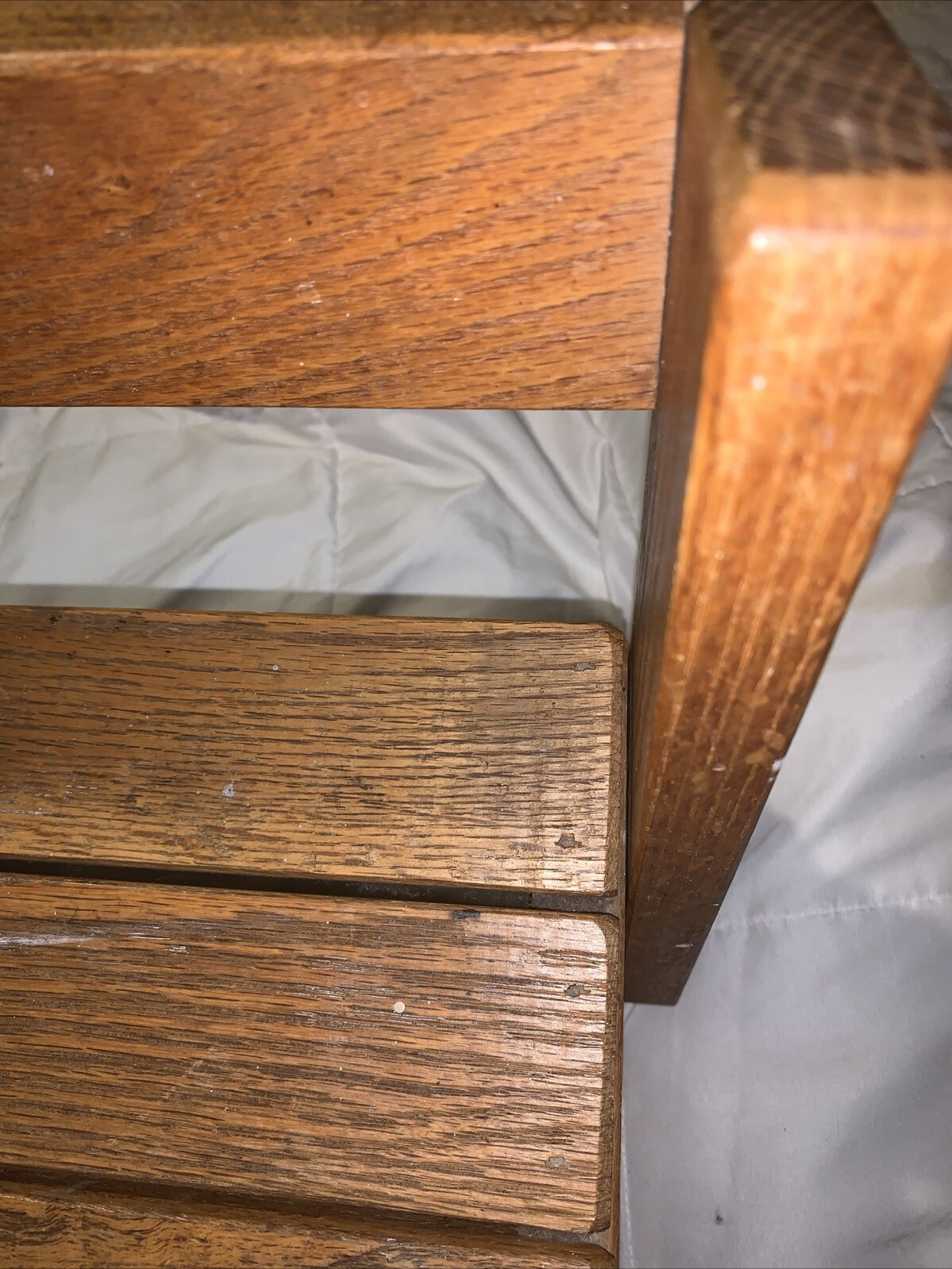 Foot Stool Bathroom Kitchen Step Stool Seat Bench Childrens Vintage.