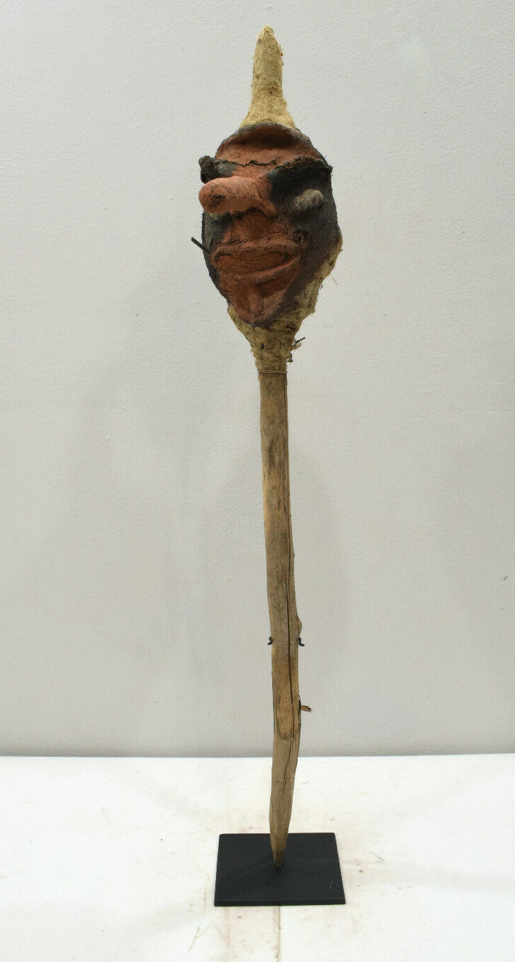 Vanuata Figure Vegetable Fiber Clay Spirit Figure Head