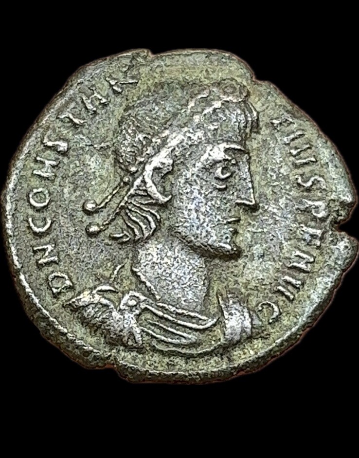 Constantius II, 351-355AD, AE3 3g, 21mm Ancient Roman Coin