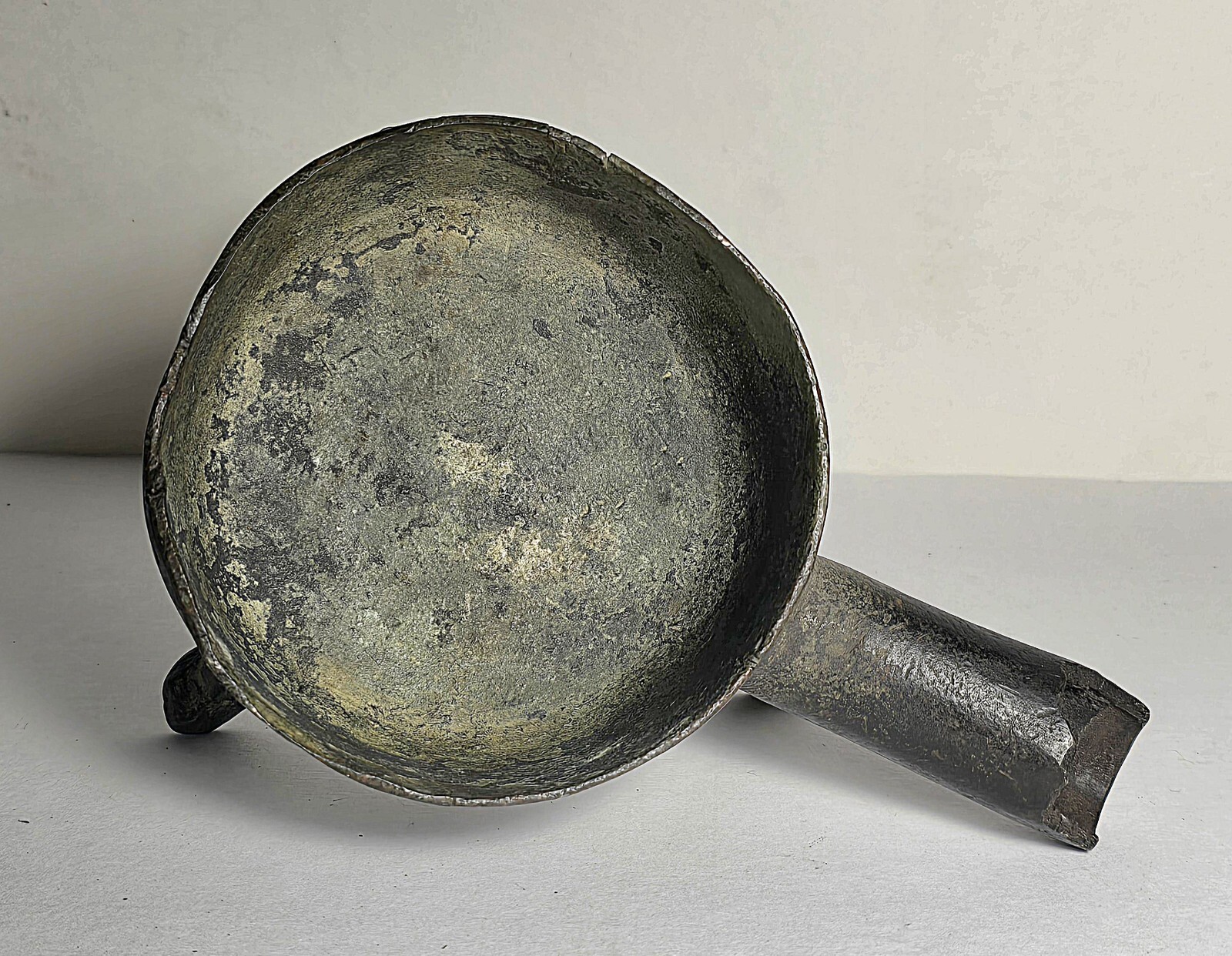 Antique 16th-17th.century Small Bronze Skillet.European