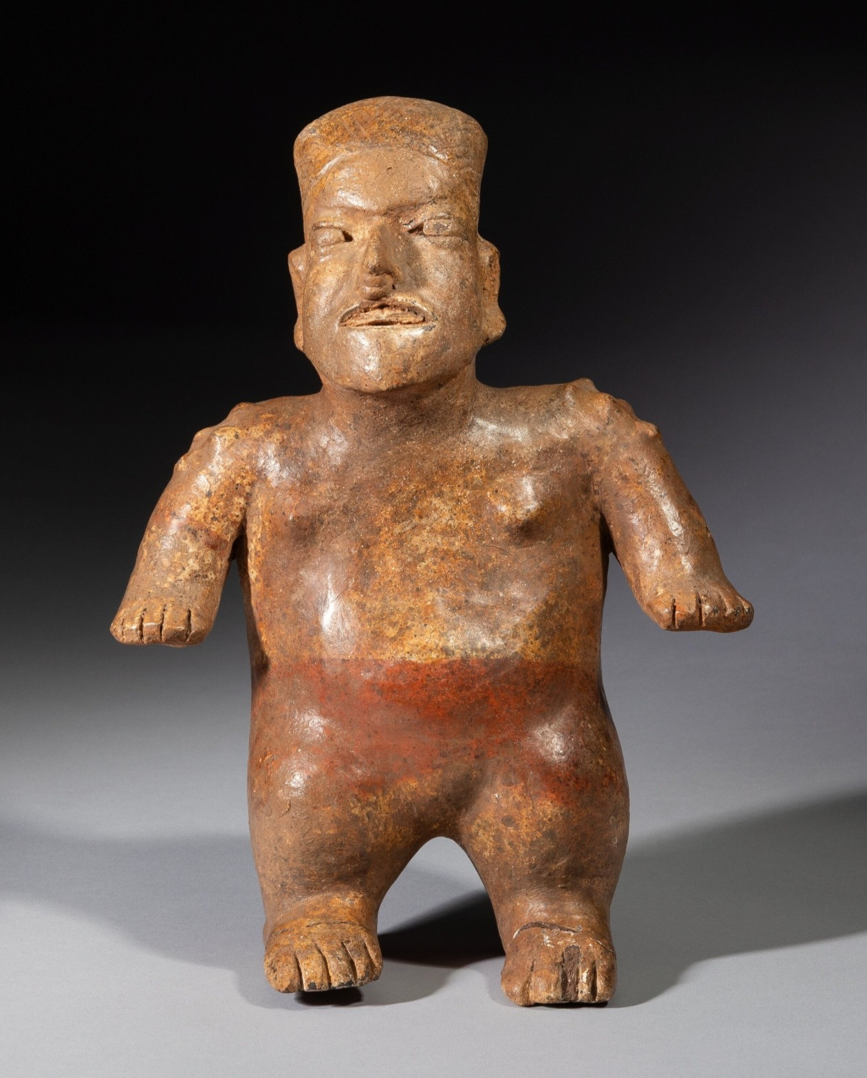 Pre-Columbian Nayarit Standing Female Figure, West Mexico, ca. 300 BCE–300 CE
