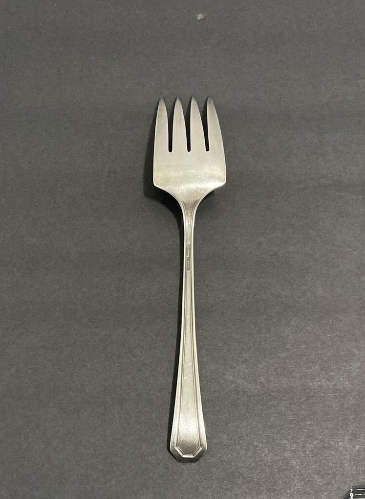 Hallmark Silver Plate CLARIDGE Serving Fork