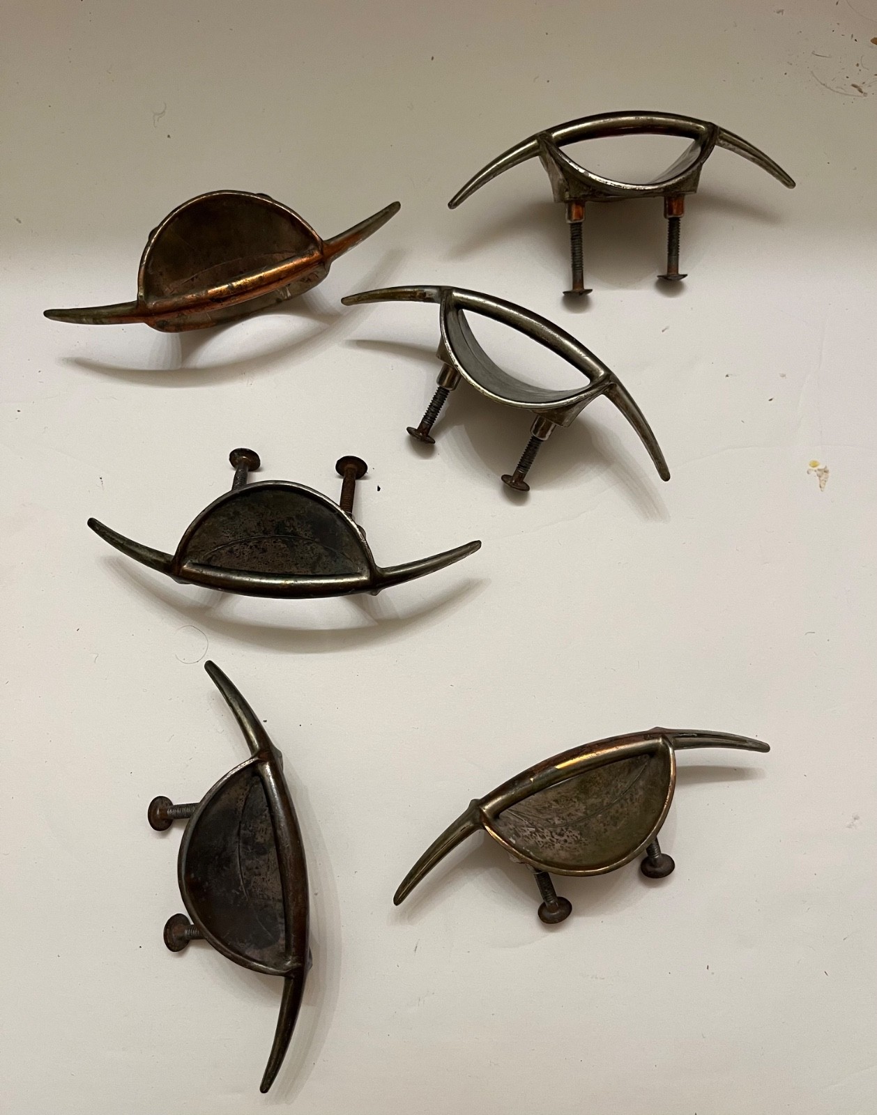 Mid Century Furniture Pulls Handles – Atomic / Space Age ( 6 )