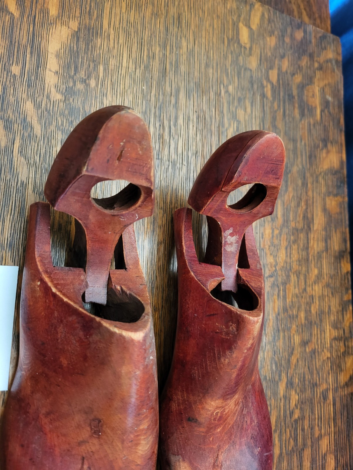 Antique Wood Shoe Lasts, Pair, Men’s 7B