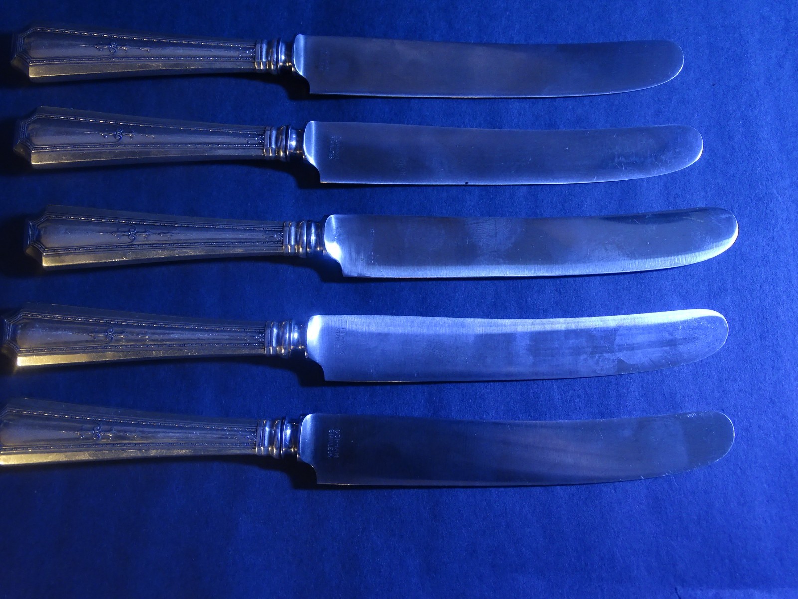 Vintage Sterling Silver Flatware Gorham Service for 5 Plus 32 Pcs With Case