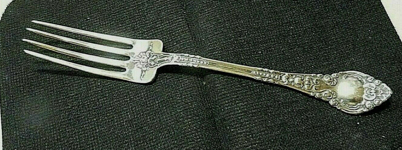 1901 Victorian RODEN Bros ROF7 Sterling Silver 22 gms Fancy Dessert Fork Canada