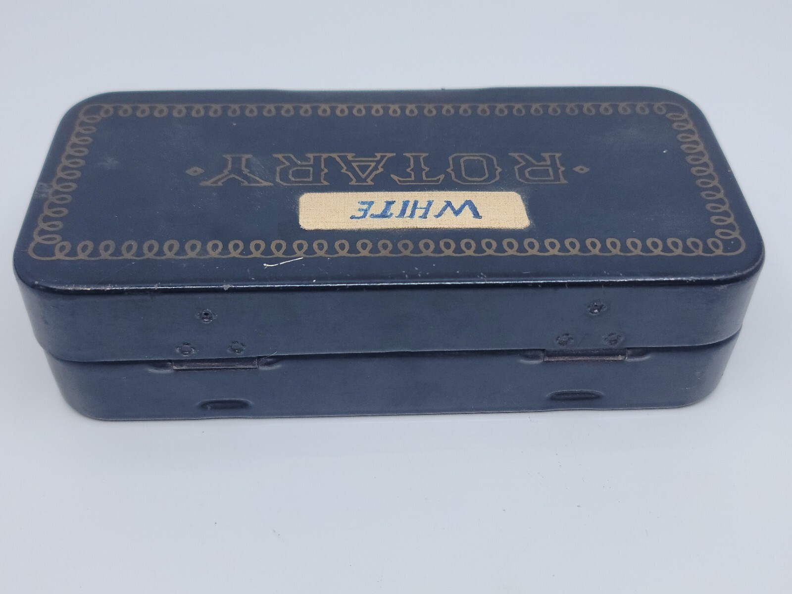 Vintage Greist Sewing Machine Attachments In Original Tin Box Antique Estate
