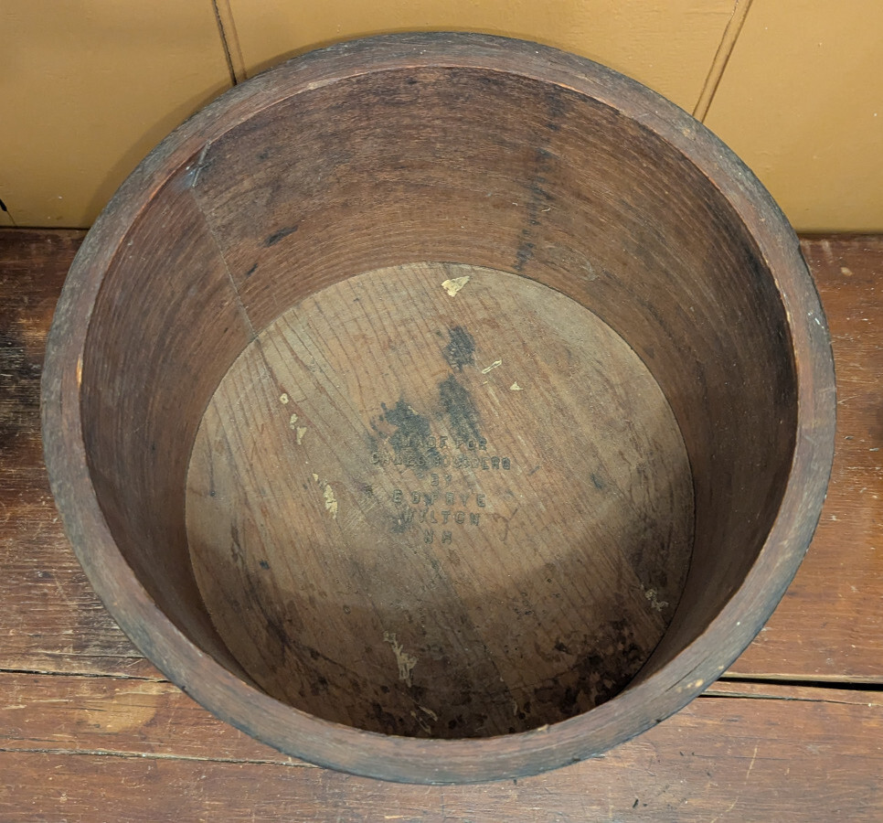 BEST Antique Wood Grain MEASURE Signed MADE FOR CH & ES GOLDBERG by E.B. FRYE NH