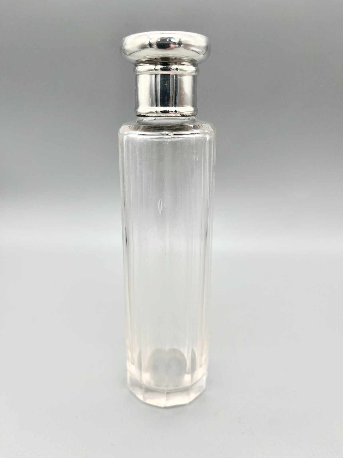 GEORGE V DRESSING TABLE POT w/ SILVER LID, GOLDSMITHS & SILVERSMITHS, B’HAM 1919