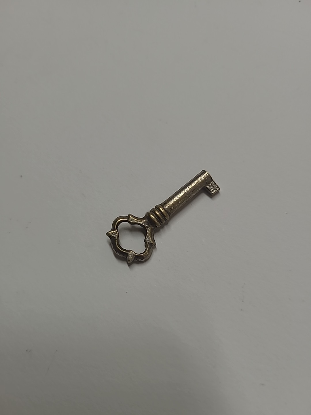 Vintage Solid Brass Skeleton Key 2 3/4″