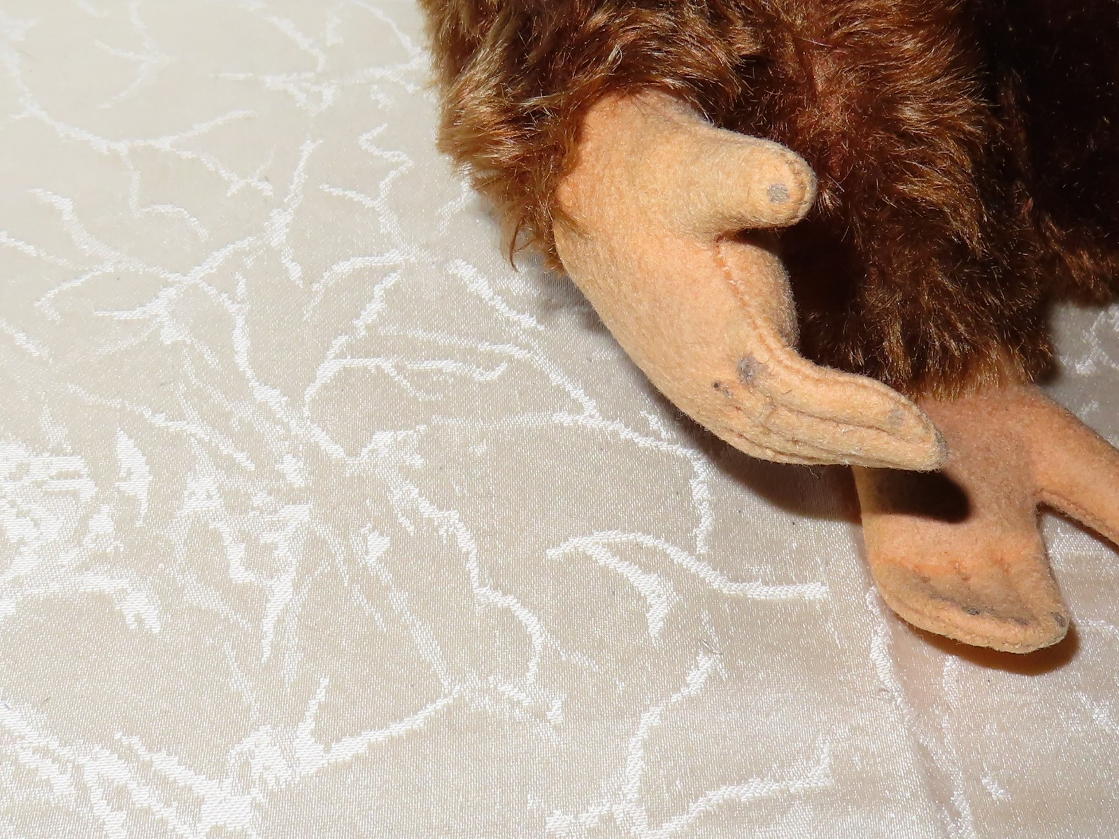 Steiff Plush Monkey Chimpanzee Joko! H:33cm Brown Original Antique