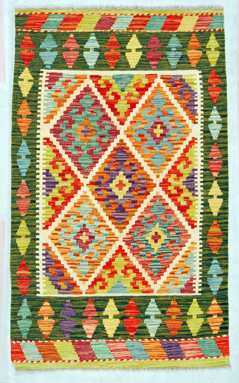 Kilim Kaudani Lana Hand Made In Afganistan 125×86 CM (Galleriafarah1970)