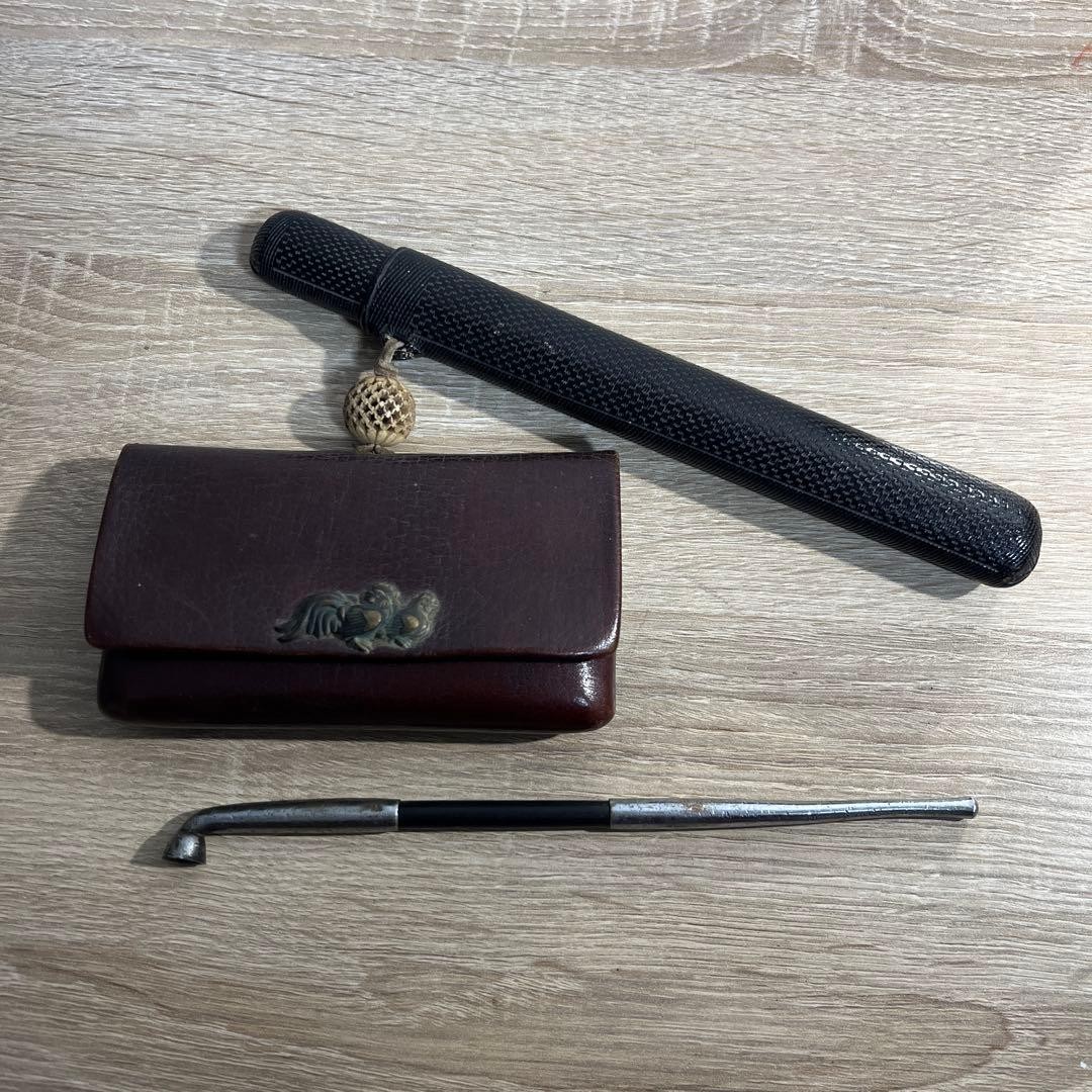 Vintage Kissel Cigarette Holder Tube 3 Piece Set/Edo Style/Japaneseaccessories