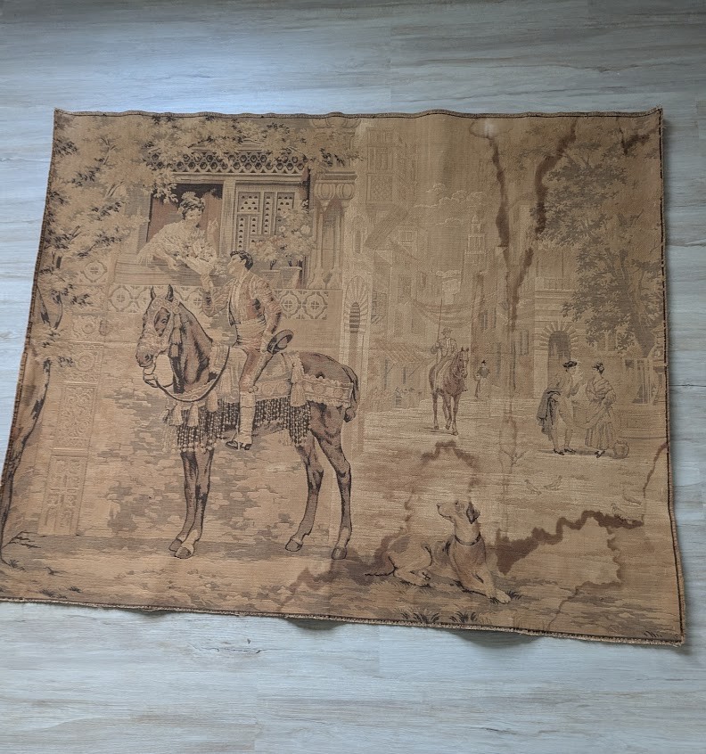 Early 20th century woven tapestry