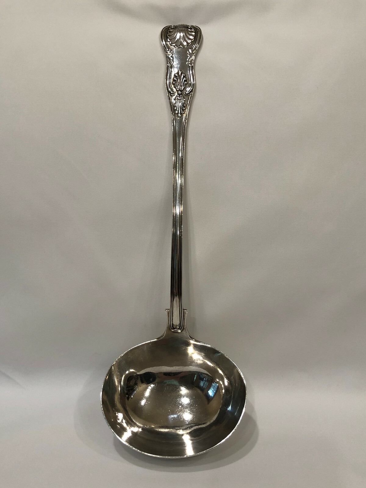 Chawner & Co (George Adams) King’s Pattern Sterling Silver Ladle 1876 – 13 1/4″L