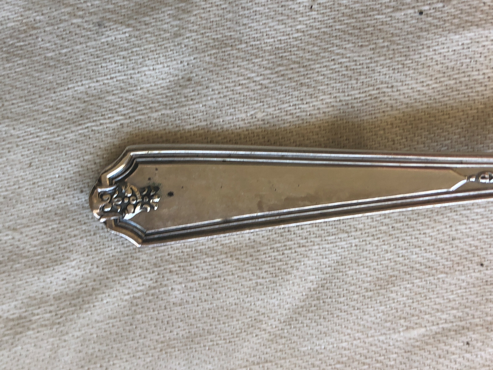 Gorham Vanity Fair Pattern Ice Cream Fork 5 3/8″ Silverplate 1923 Free Shipping!