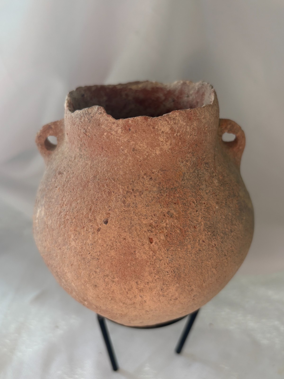 Ancient Late Bronze Age Cooking Pot Holy Land Artifact c.1550-1200 BC COA