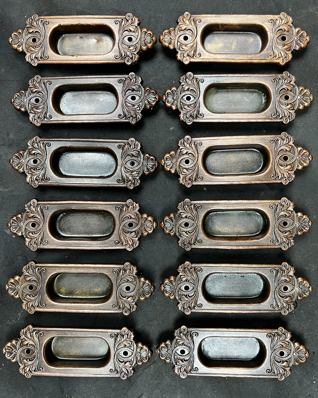 13 Corbin Lorraine Victorian Recessed Window Pulls 1890 – 1910