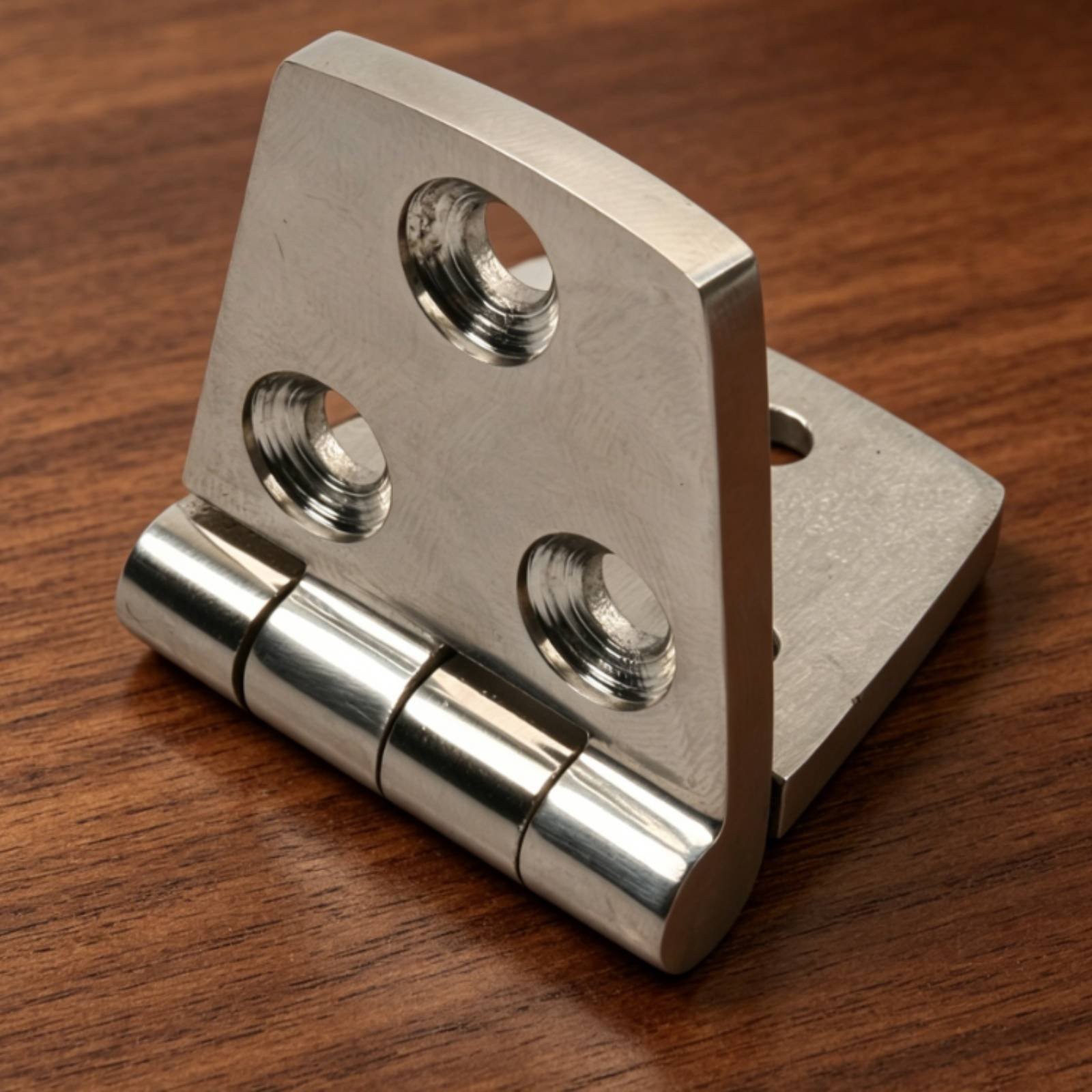 3 Set Boat Hinge Set Polished Surface Seafaring Cover Hinge Easy Installation
