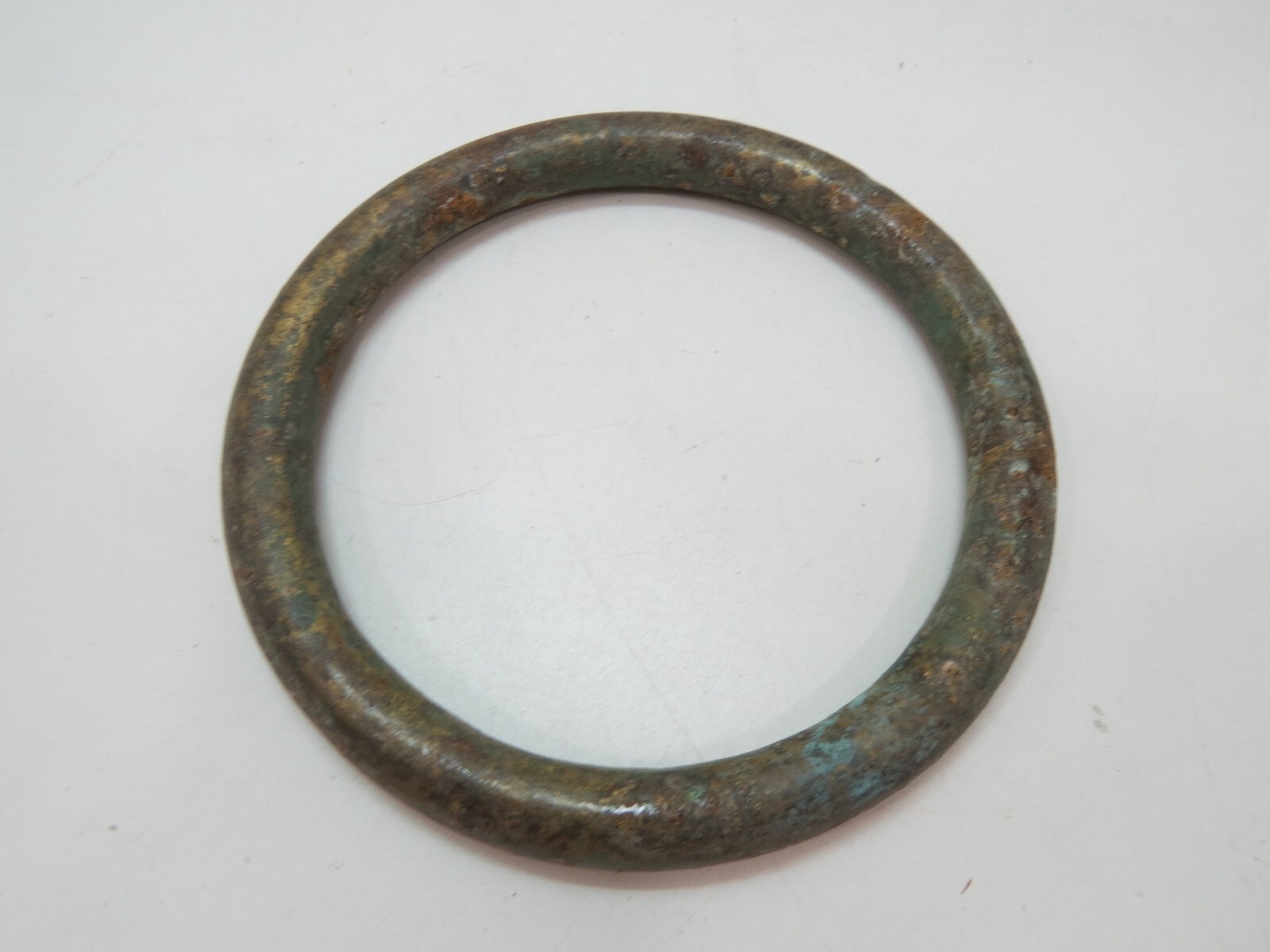 7+7/16 x 3/4 INCH BRONZE RING PURSE SEINE GUIDE SAIL BOAT HARDWARE (H3C453C)