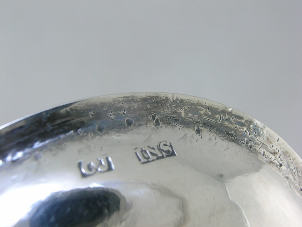 Early Scottish Silver Wine Funnel & Stand CHARLES JAMIESON of Inverness