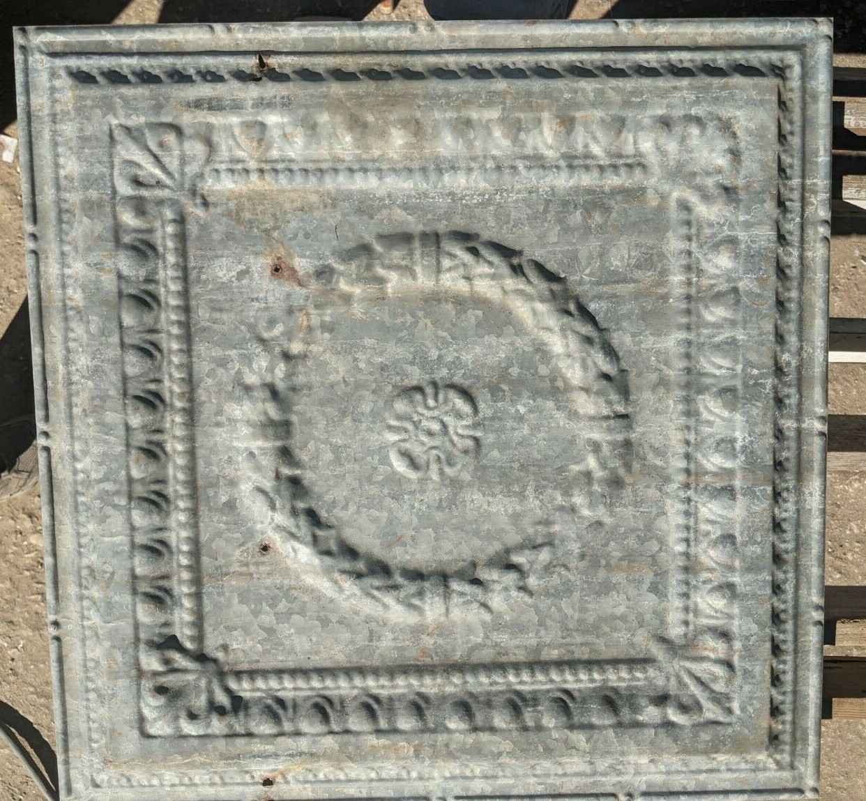 Antique Pressed Tin Ceiling (1 piece)*Free Shipping* As Seen On Fixer Upper