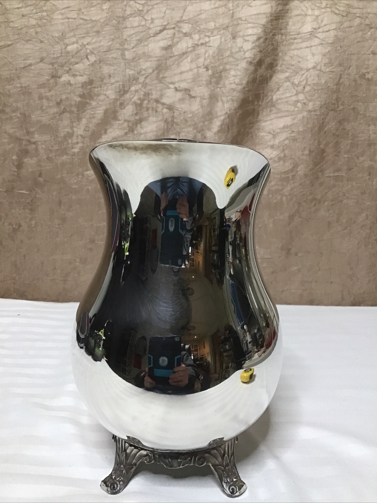 Vintage 1883 FB Rogers Silver Co. Silver Plated Footed Lipped Water Pitcher 3707