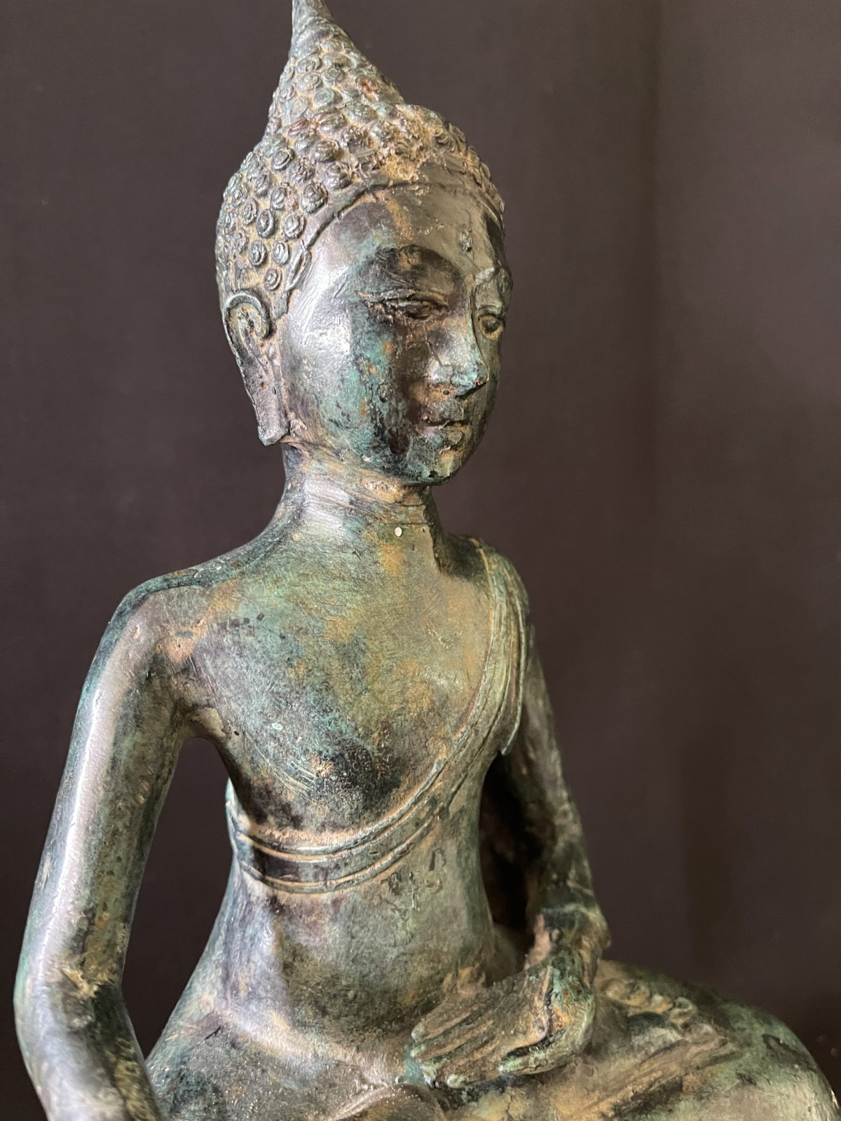 Seated Bronze Buddha Depicting Shakyamuni – 18th–Early 20th Century Statue