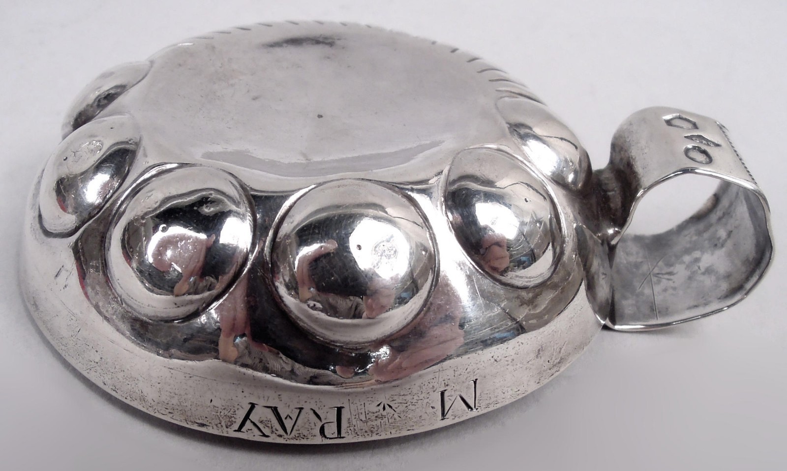 Antique Wine Taster Restauration Tastevin French Provincial Silver 1819/38