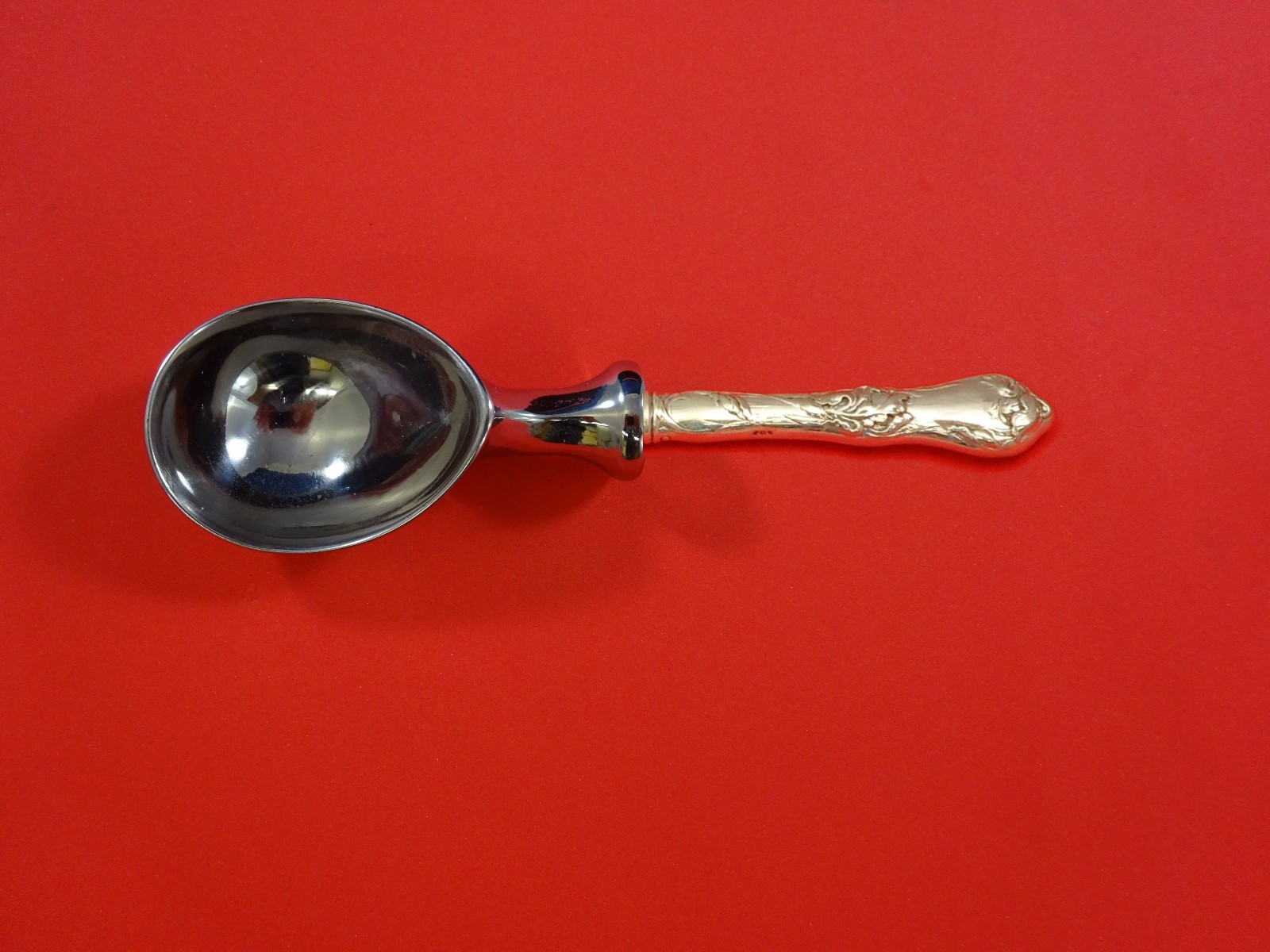 Les Cinq Fleurs by Reed & Barton Sterling Silver Ice Cream Scoop HHWS Custom 7″