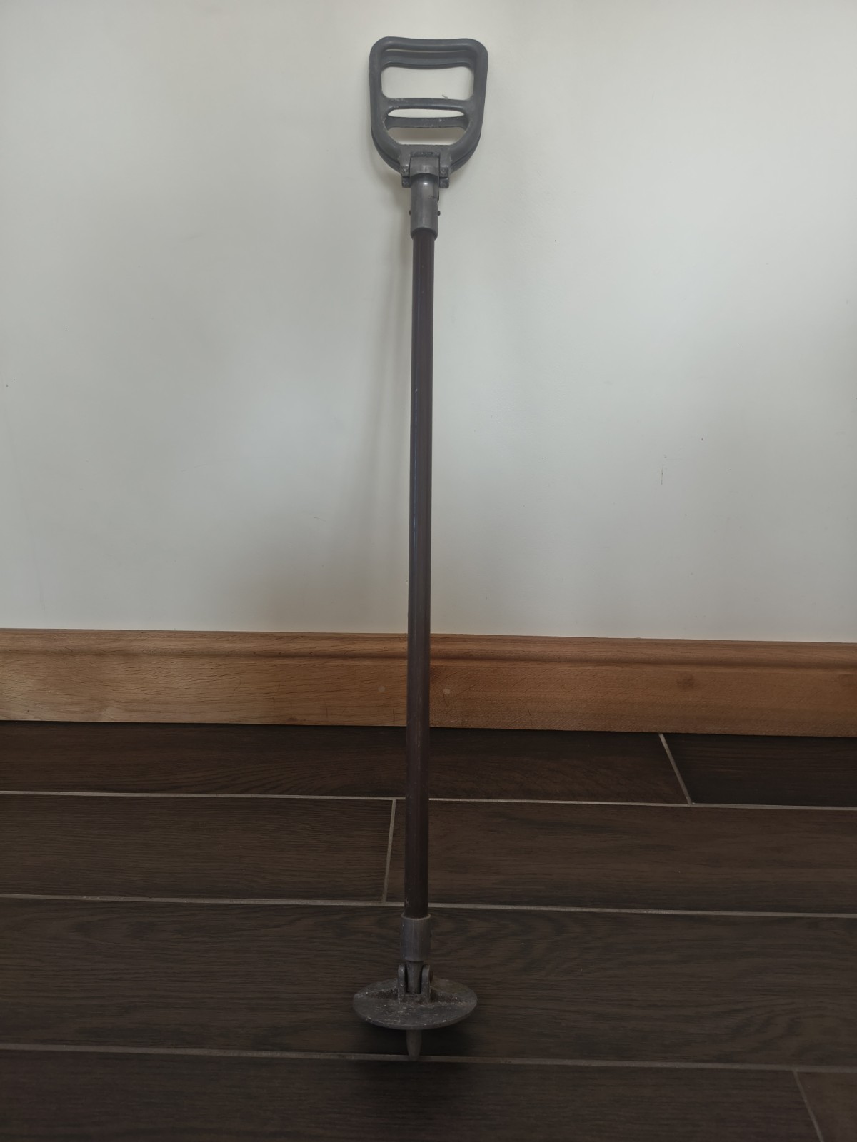 Vintage Featherwate Shooting Stick Seat Aluminium Walking Stick Made in England